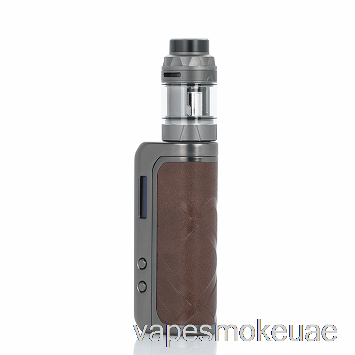 Vape Uae Augvape Foxy One 120 واط مجموعة بداية من جلد بني معدني